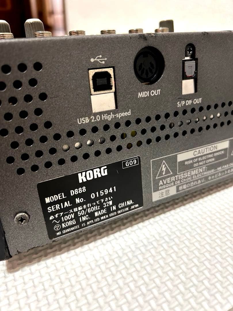 【キャリーバッグ、説明書、電源コード付き】KORG D888 デジタルMTR