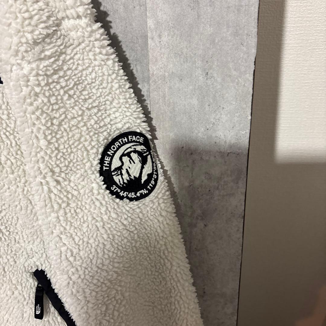 ノースフェイス　白色ボアジャケット　Lサイズ