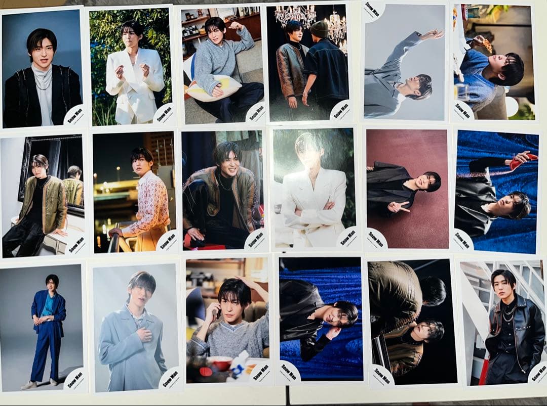 目黒蓮 公式写真 324枚まとめ売り 全てソロ Man