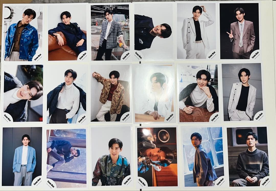 目黒蓮 公式写真 324枚まとめ売り 全てソロ Man