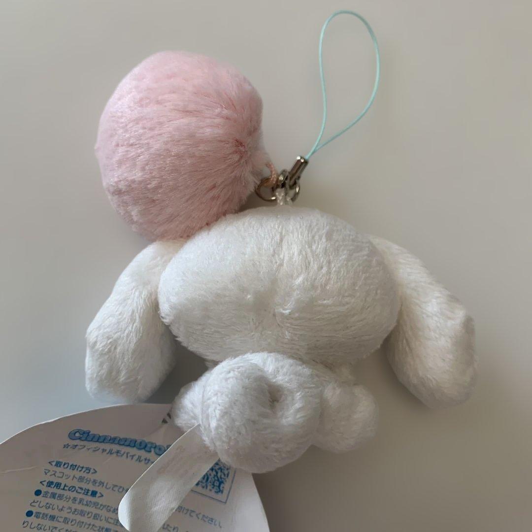 【新品】 シナモロール 10周年 マスコット ちょこんとストラップ シナモン