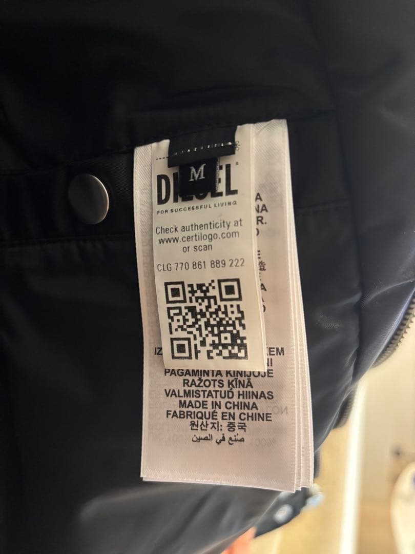 DIESEL 池田エライザ着用モデル シングルライダースジャケット　M