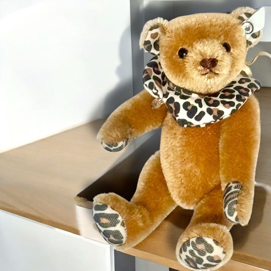 シュタイフ Steiff テディベア レオ 限定 スワロフスキー 美品 レア