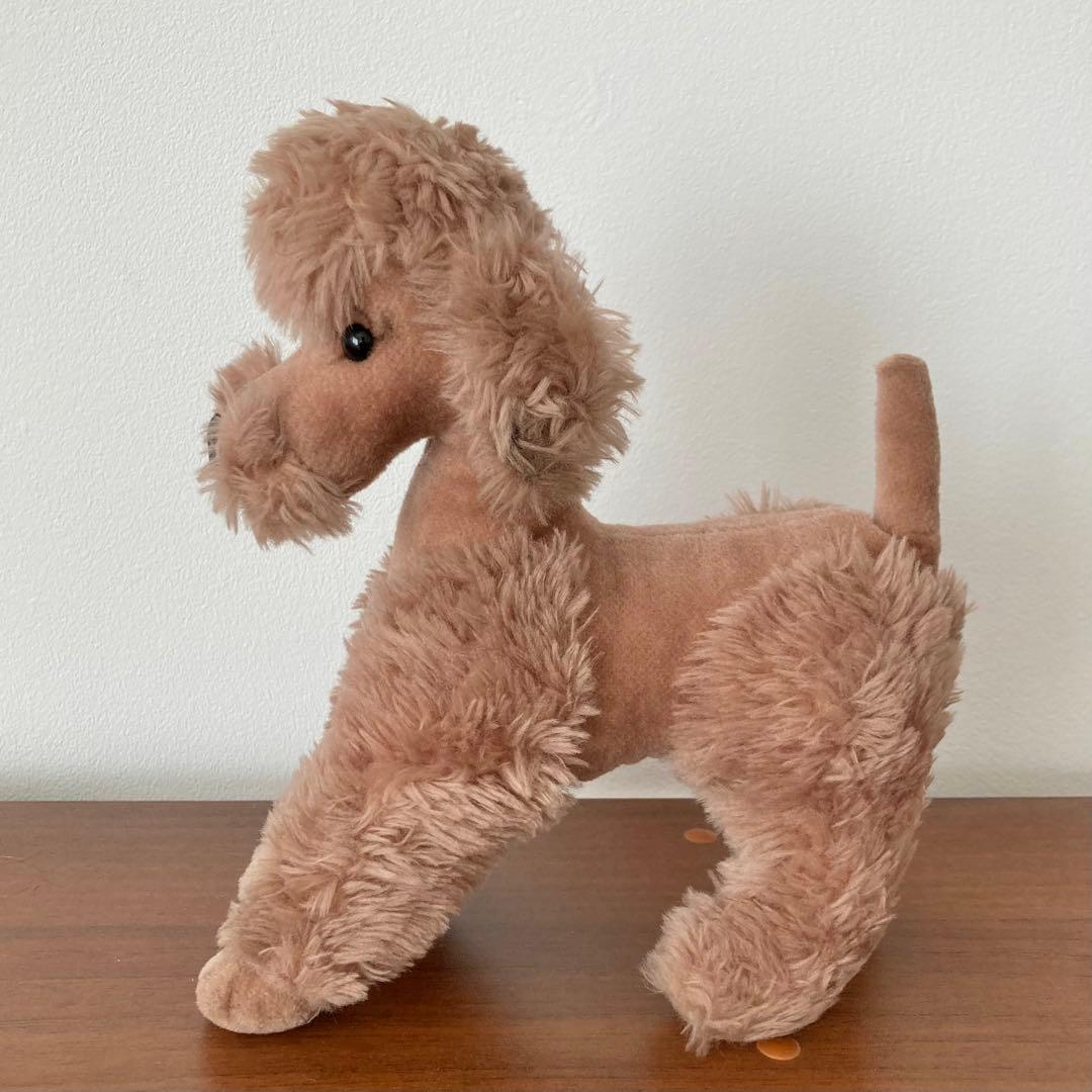 オールドシュタイフ　プードル　シュタイフ　ぬいぐるみ　ドイツ　ヴィンテージ