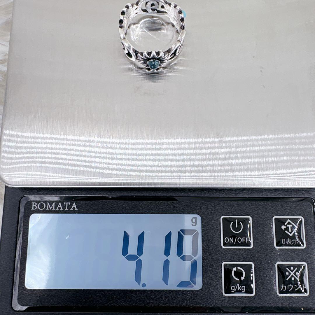 美品 グッチ ダブルG マザーオブパール リング 指輪 13号