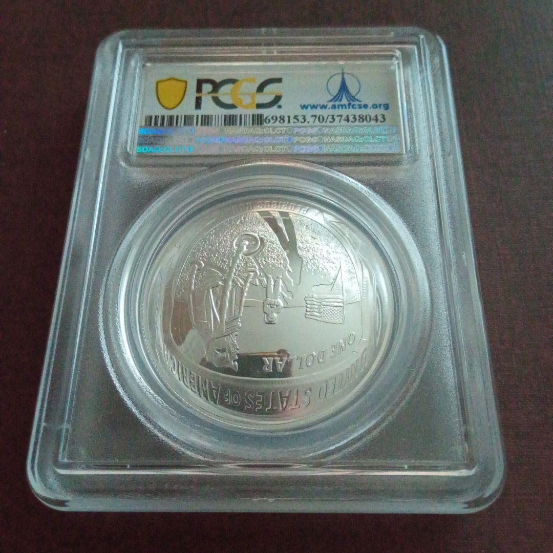 2019年 アポロ11号50周年記念 1ドル 銀貨 