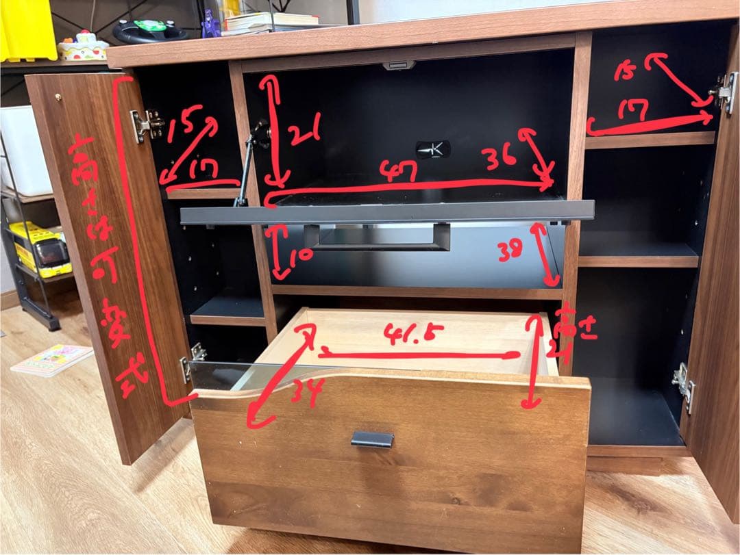 【送料込み】コーナータイプのテレビ台(幅90cm)