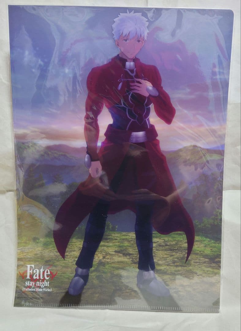 Fate UBW A4クリアファイル 人気投票一位記念 アーチャー エミヤ