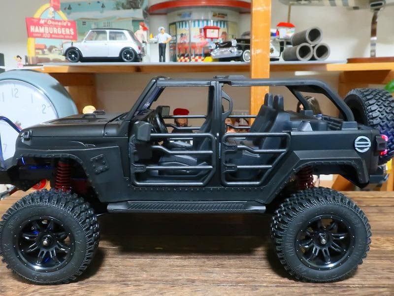 1/12 クローラー ラジコン RC ジープ ラングラー カスタム 塗装済完成品
