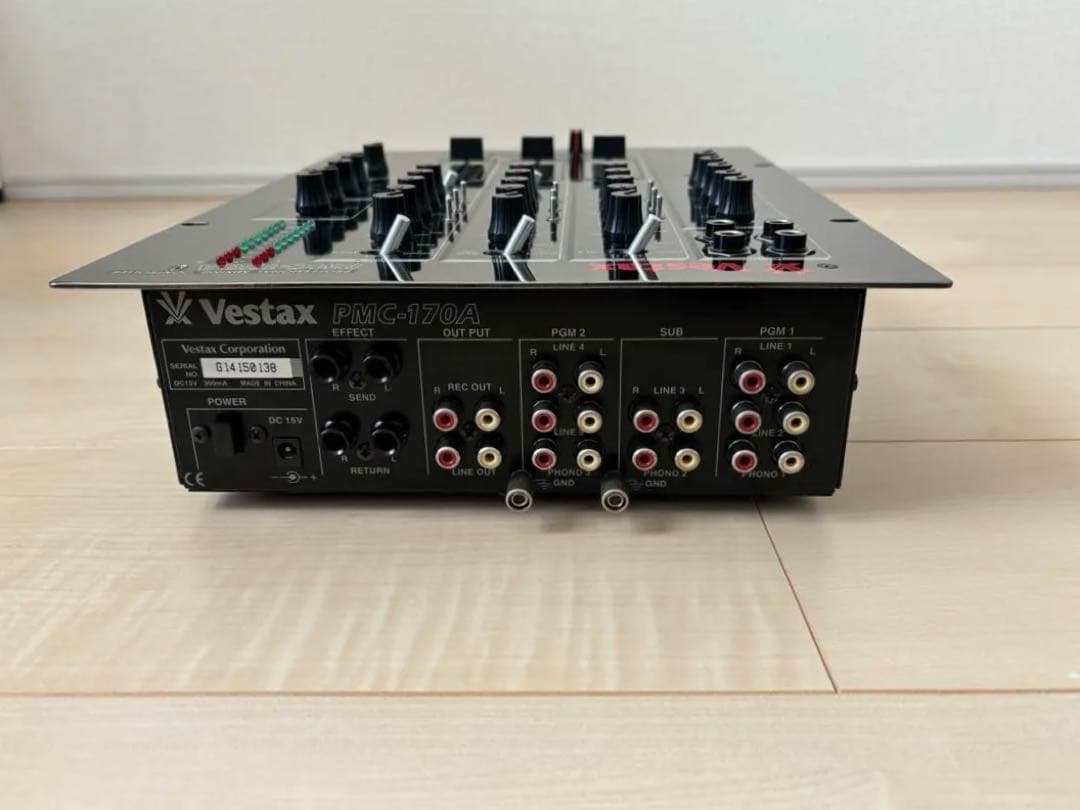 Vestax PMC-170A DJミキサー (未確認のためジャンク扱い)