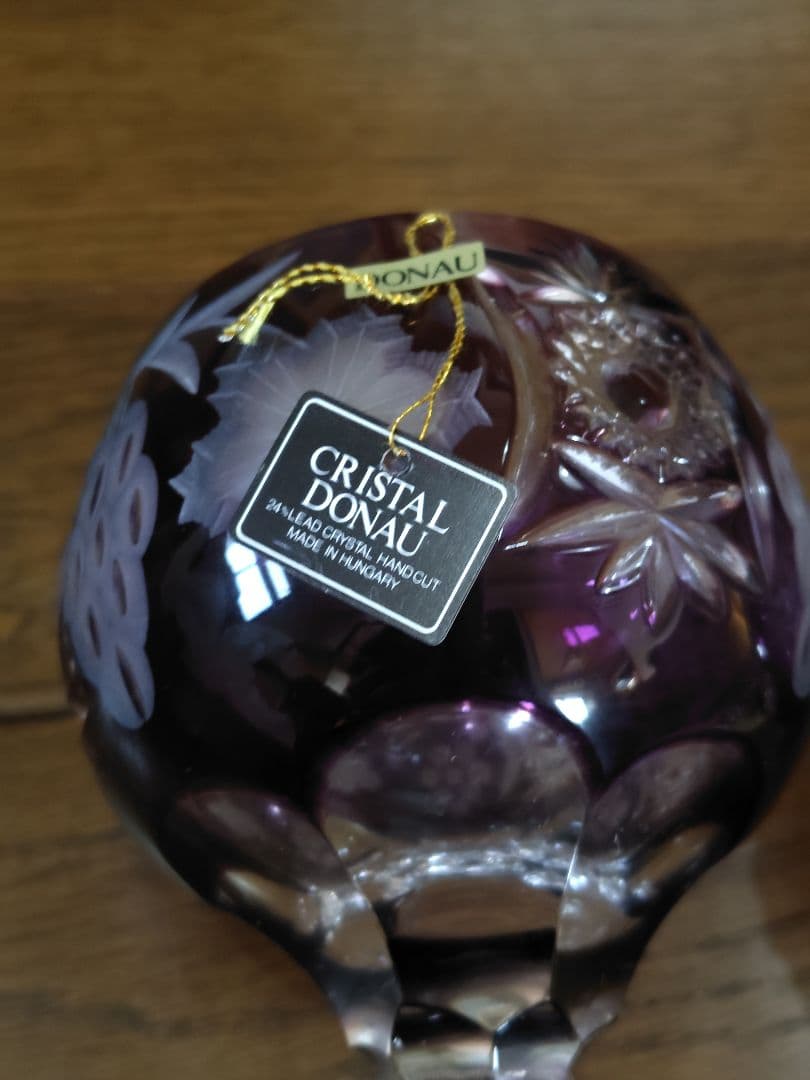 CRISTAL DONAU 切子　クリスタルドナウ　ワイングラス