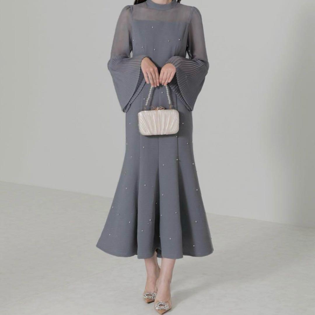 Leja パーティードレス　Mサイズ　グレー