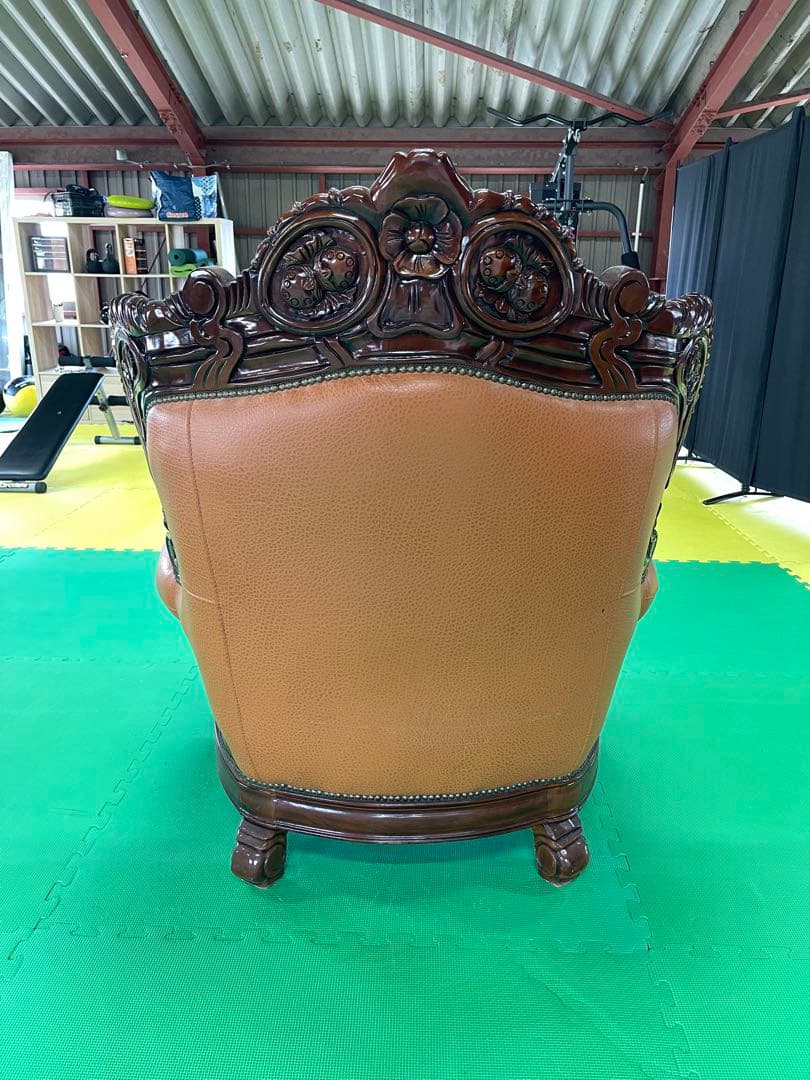 【お引き取り限定】アンティーク 大型ソファー 2組セット※バラ売り可能です！