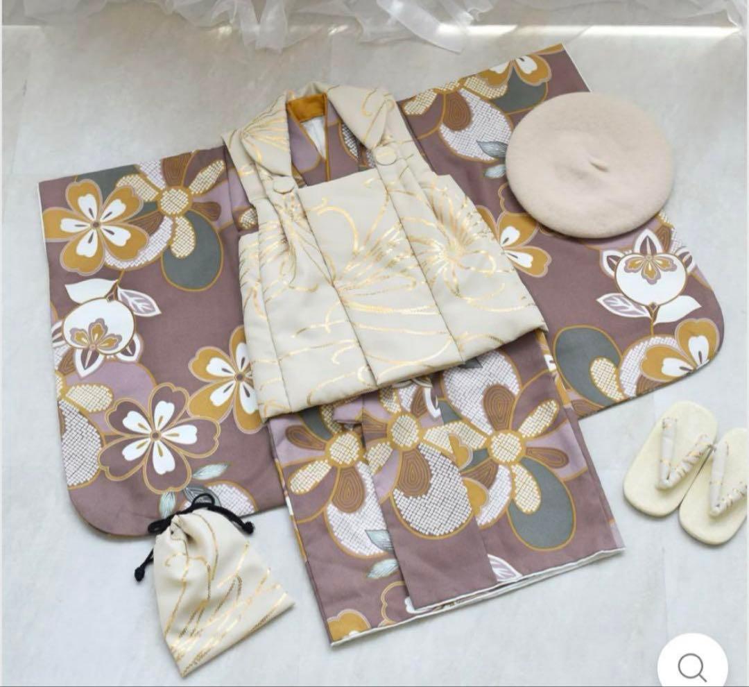 【お値下げ中】七五三　男の子　３歳　被布セット　utatane ひよこ商店