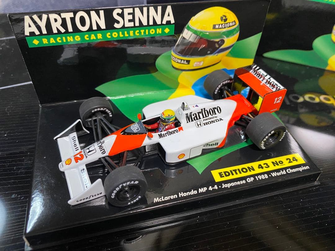 1/43 マクラーレンMP4/4ホンダ #12 A.セナ ワールドチャンピオン