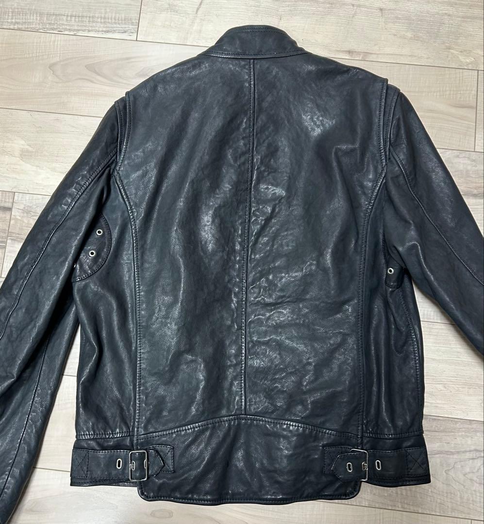 dieselレザーライダースジャケット