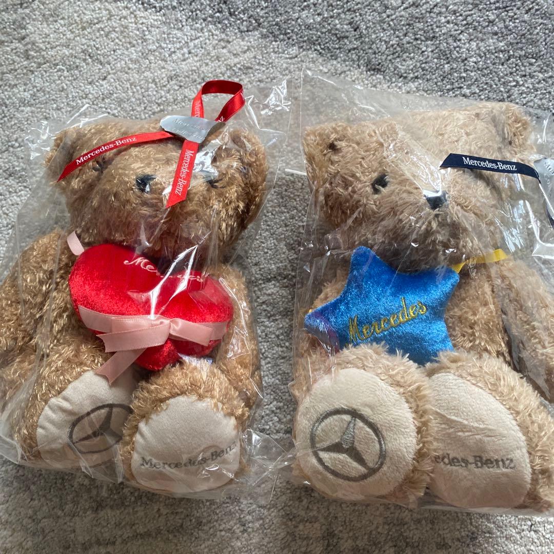 新品　メルセデスベンツ　ベアぬいぐるみセット