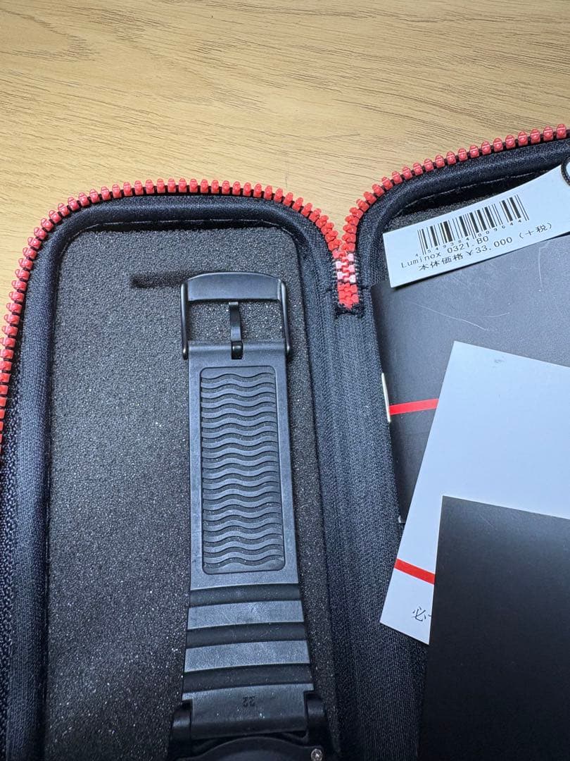 Luminox ブラックアウト　ラバーベルト