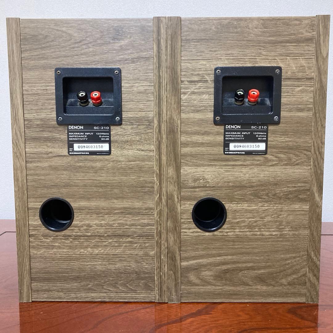 [希少の逸品】Denon SC-210 スピーカー デノン 2ウェイスピーカー