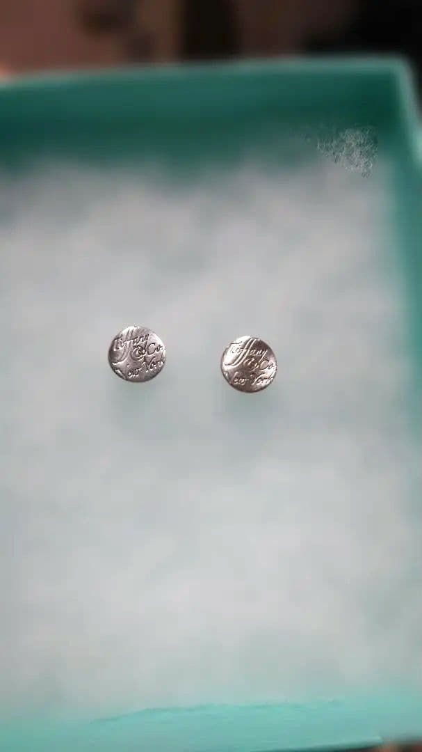 Tiffany & Co. シルバーラウンドピアス