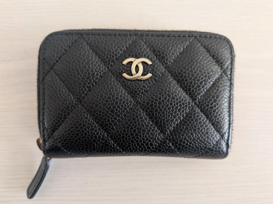 CHANEL シャネル マトラッセ パース キャビアスキン ブラック