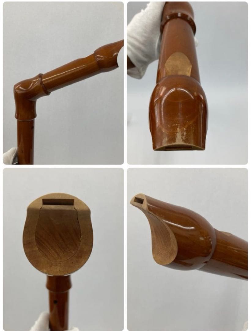 値下げしました。東ドイツ製　ADLER　曲がったリコーダー　ブロックフレー