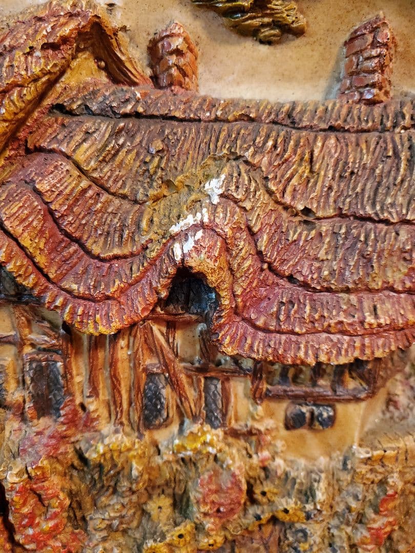 英国　アンティーク　壁掛け　陶器