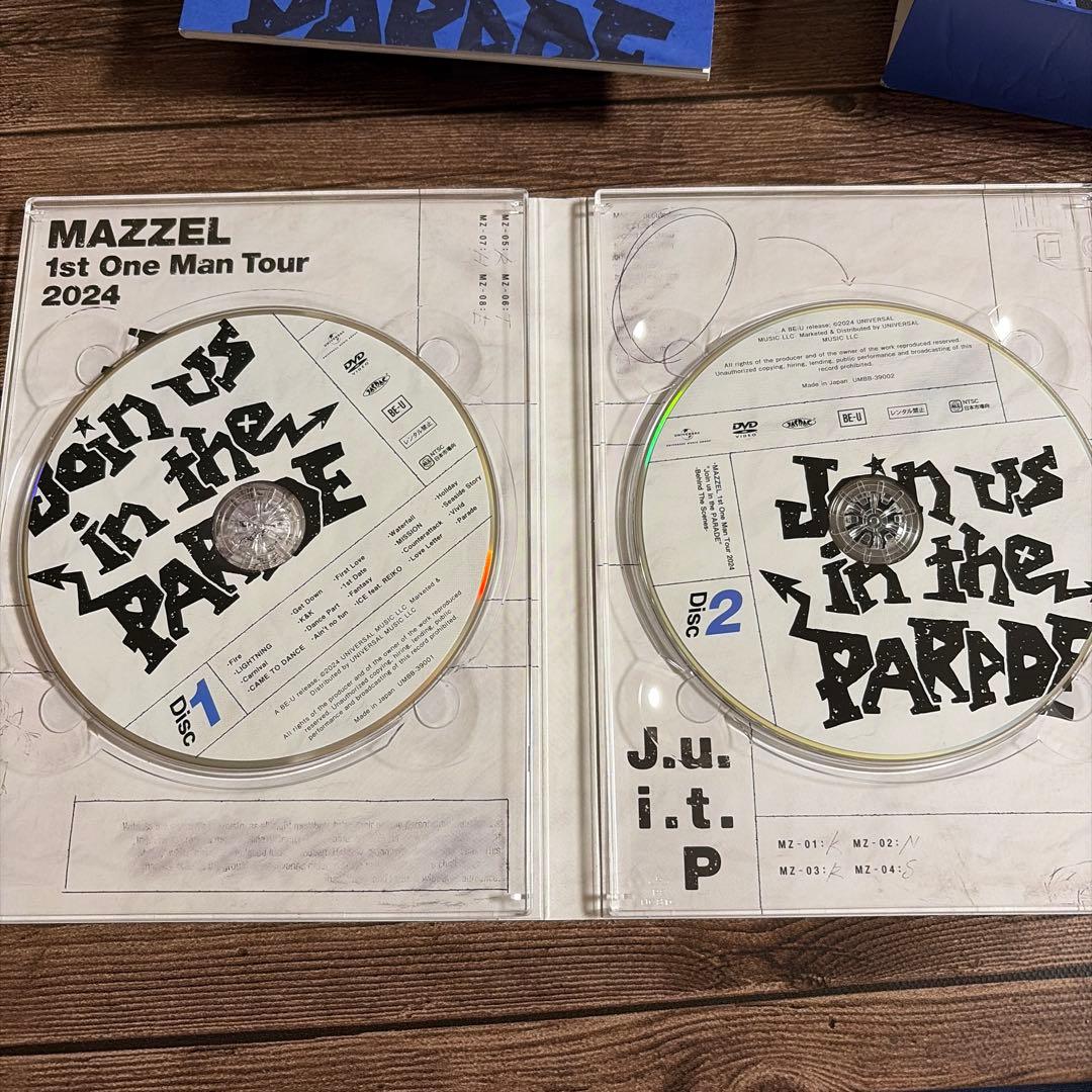 MAZZEL \"Join us in the PARADE\" 初回限定盤DVD