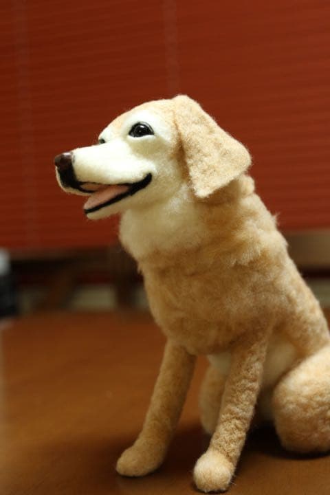 羊毛フェルト　ラブラドールレトリーバー