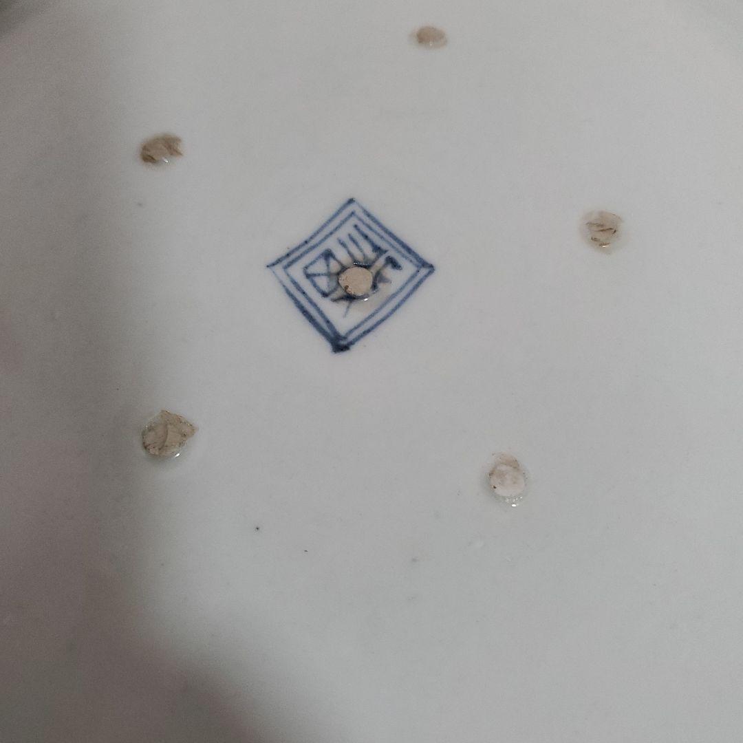 伊万里色絵仙人の図皿 ２枚