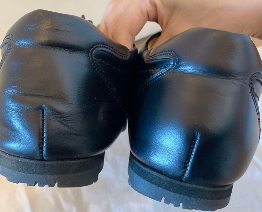 BEMOLO ビモロ　ブラックレザー ビジネスシューズ