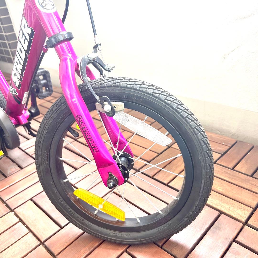 STRIDER ストライダー 14X ピンク｜ペダル・スタンド付属／直接受渡限定