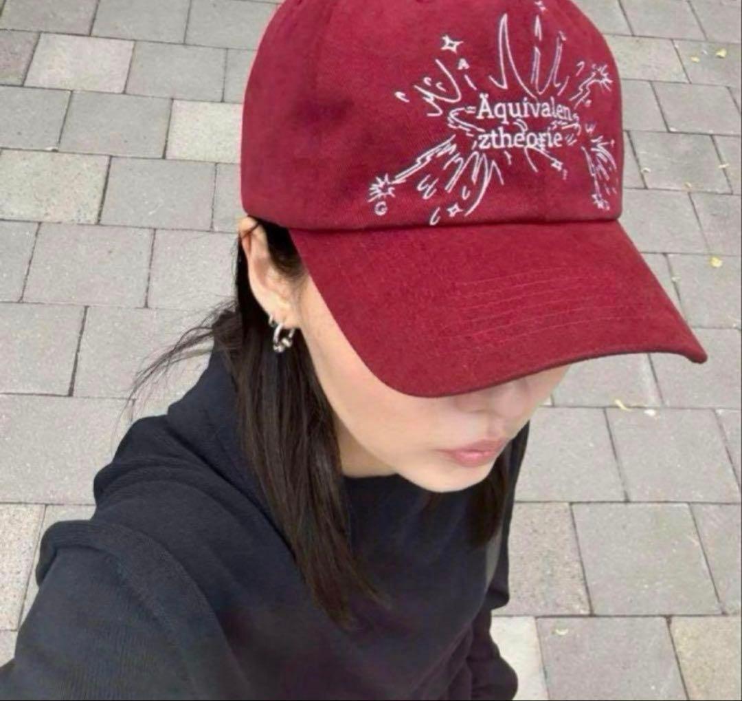 GADID ANONIEM キャップ　ZHOK BURGUNDY