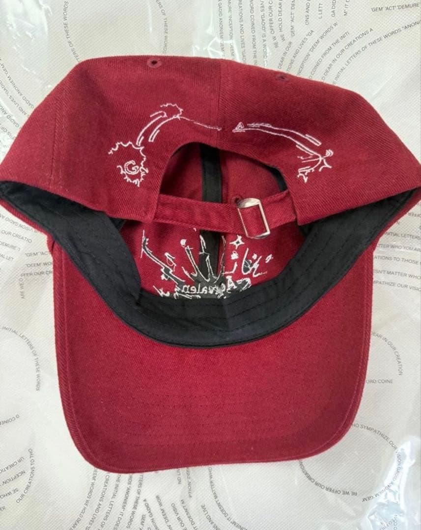 GADID ANONIEM キャップ　ZHOK BURGUNDY