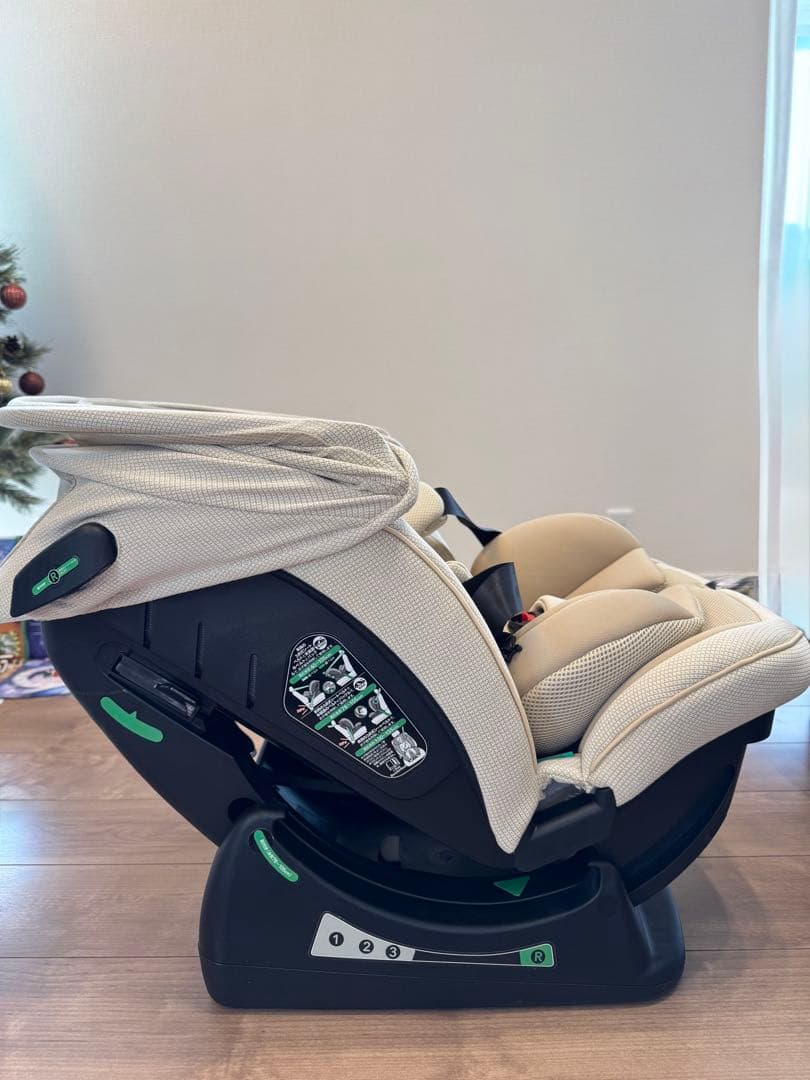 チャイルドシート クレイドル カルートロング 美品 保証書付き