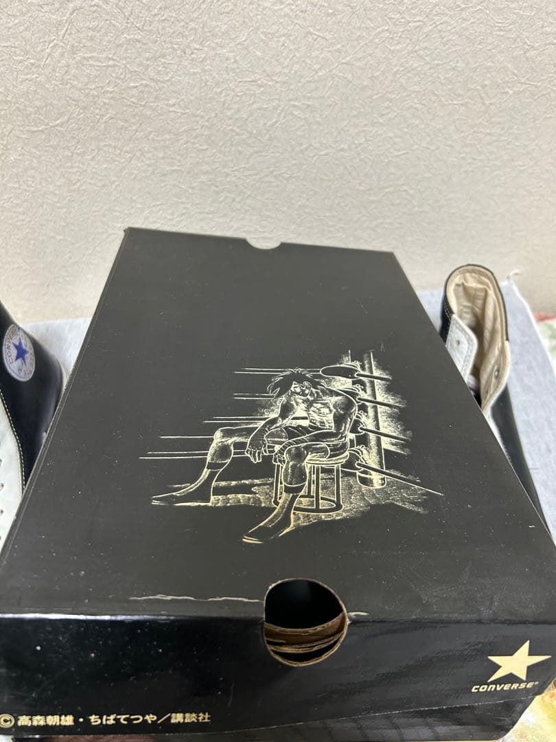 コンバースオールスター　あしたのジョー　27cm 白✖️黒