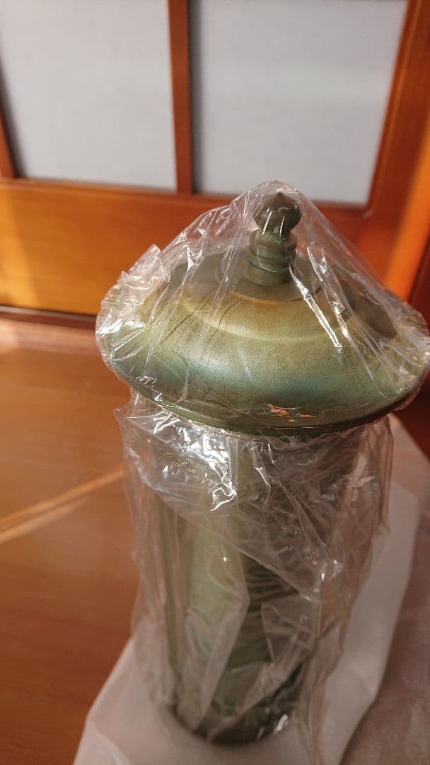 経筒 大 紙箱入 37cm 銅製