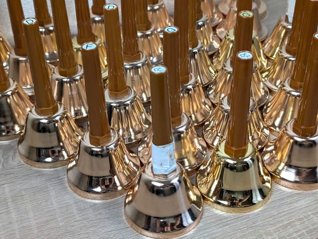 【現状品】ミュージックベル 23音 31本セット ハンドベル 内田洋行 ウチダ