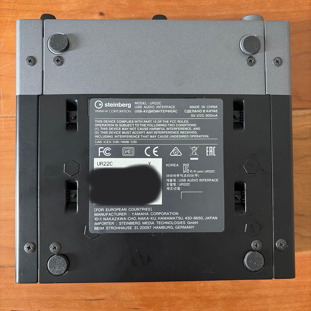 DTM・DAW Steinberg UR22C