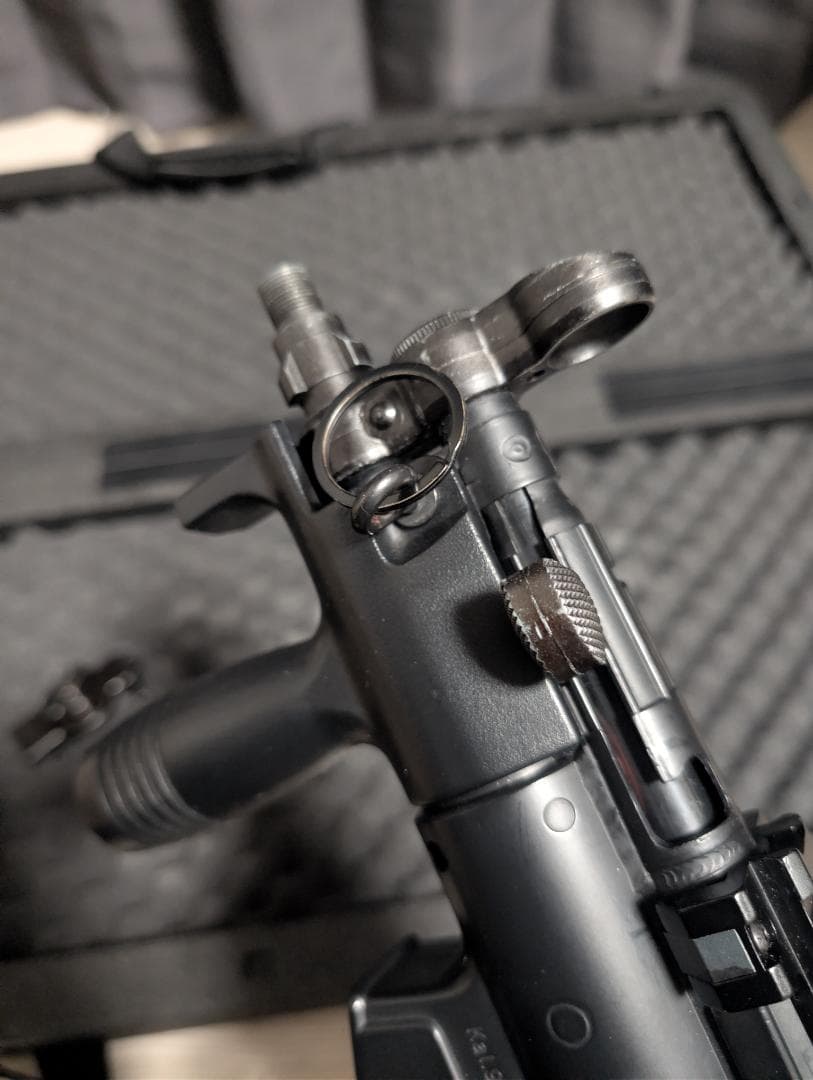 東京マルイMP5K、カスタム品、MOSFET、LiPo対応、実射可、付属品多数