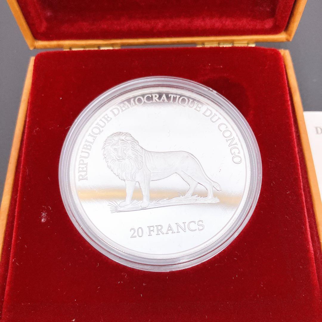 9SAM7 コンゴ民主共和国 20フラン 銀貨 2000年