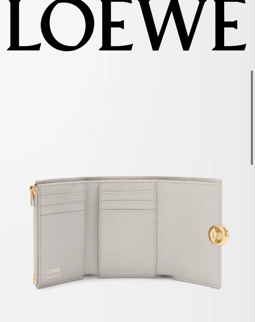 新品　LOEWE ロエべ　ぺブル バーティカル ウォレット スモール