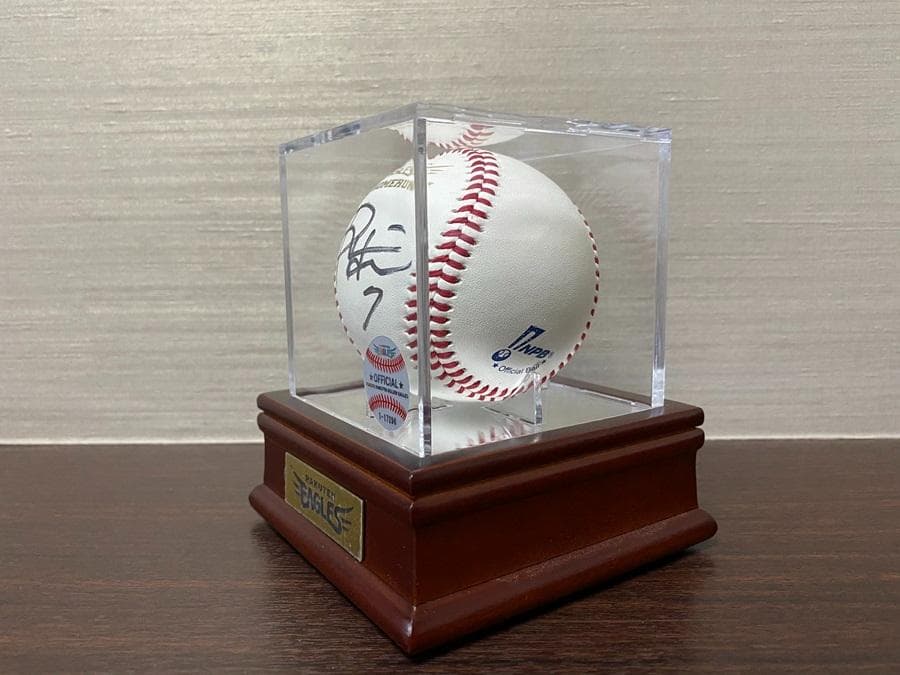 楽天　イーグルス　辰己涼介選手　初ホームラン記念直筆サインボール