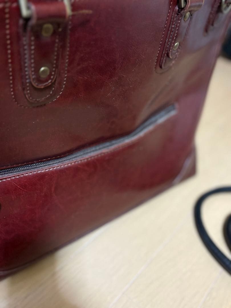 COACH 黒 レザービジネスメンズバッグ +本革バック