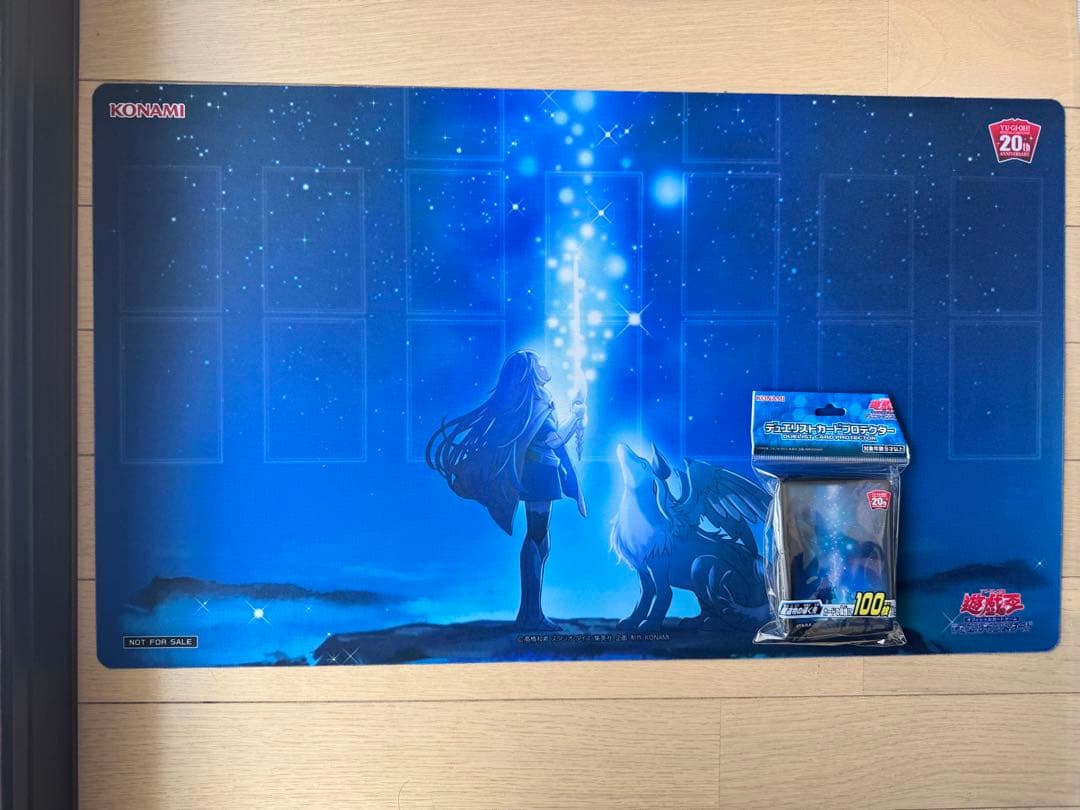 遊戯王　公式プレイマット　聖遺物を導く先　スリーブ未開封セット