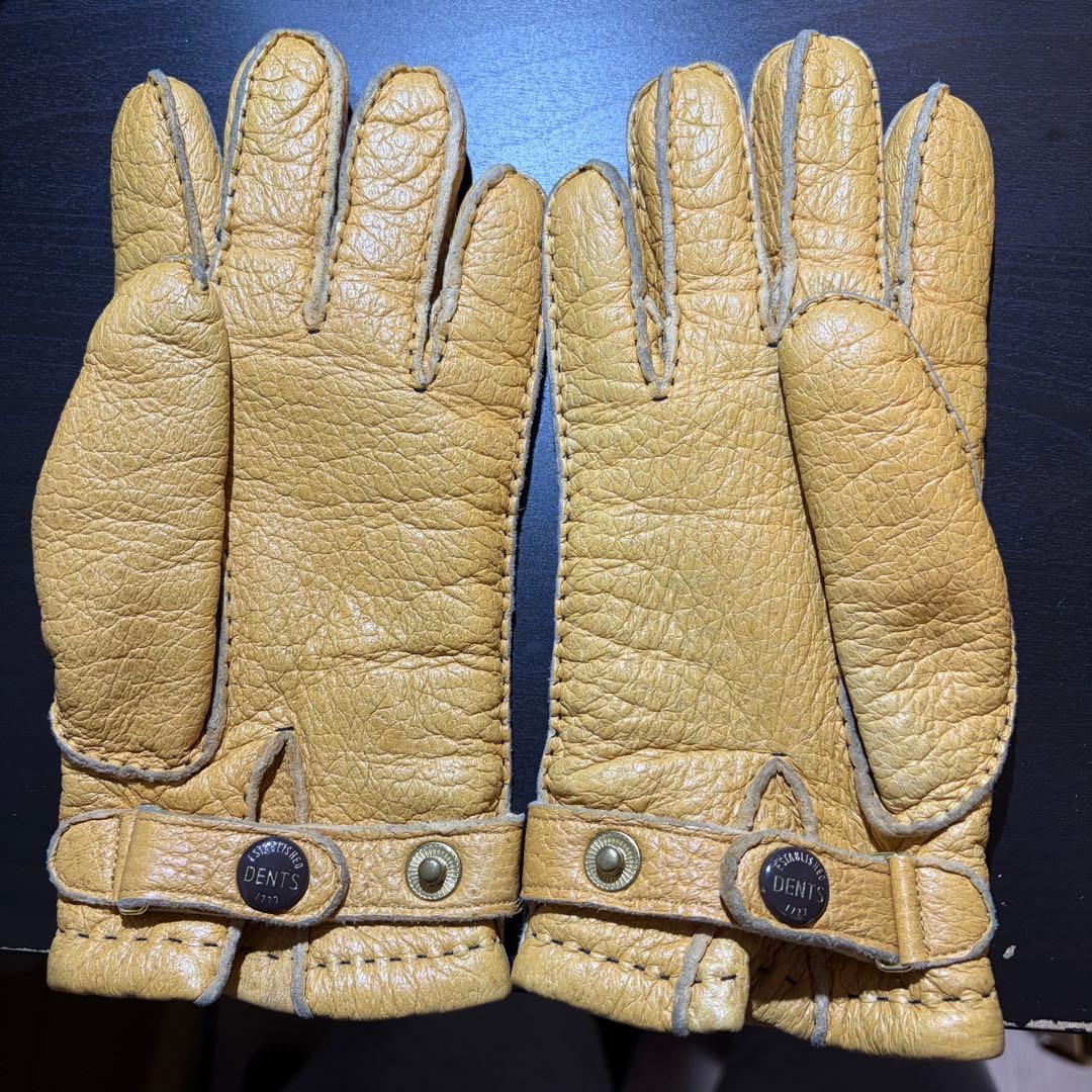 DENTS デンツ ペッカリーレザー カシミアライナー ヘリテージコレクション7