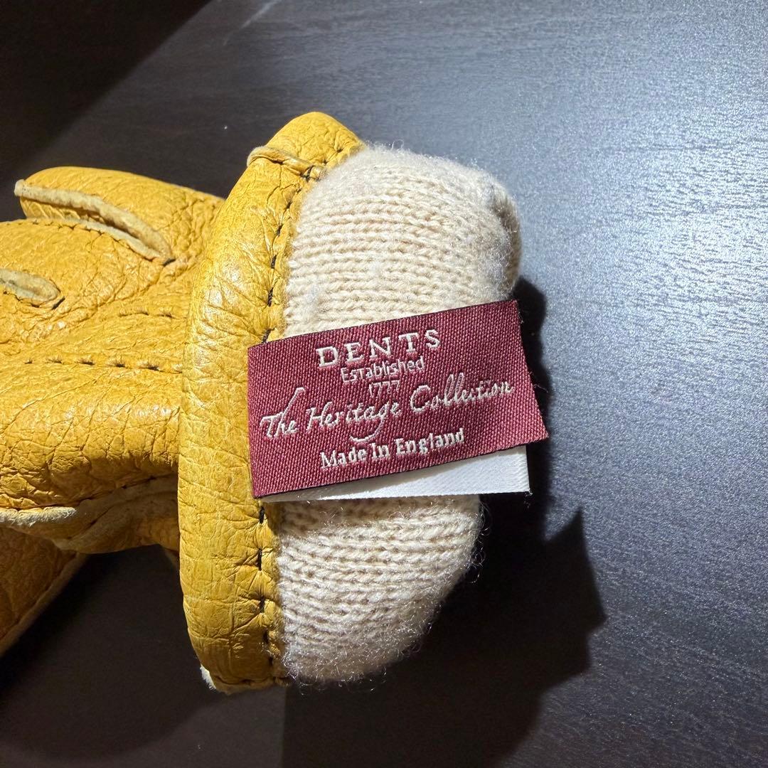 DENTS デンツ ペッカリーレザー カシミアライナー ヘリテージコレクション7