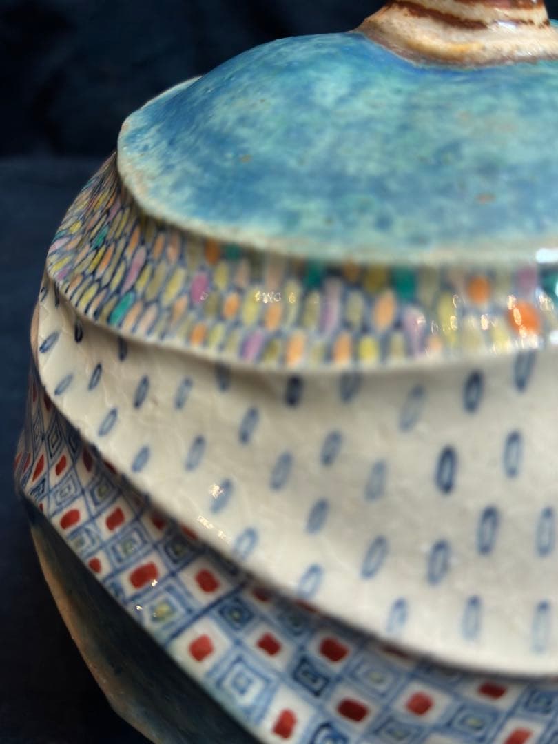 陶器　オブジェ　「宇宙の果実2」 作家物　傷無し　サインあり