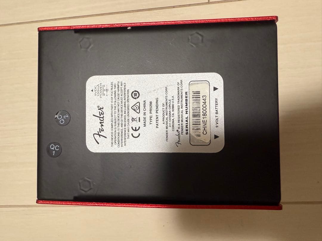 Fender SANTA ANA OVERDRIVE ギターエフェクター