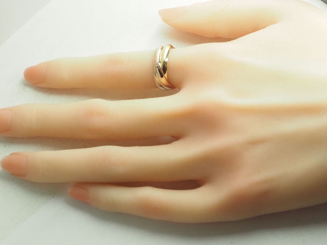 Cartier　カルティエ　トリニティリング 750YG/WG/PG 52号